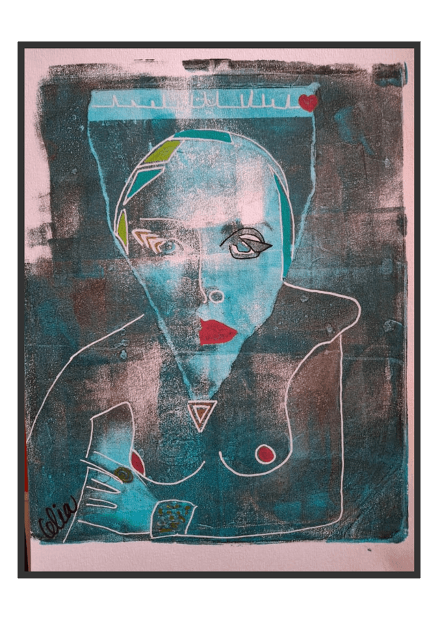 DESSIN ACRYLIQUE SUR PAPIER CANSON SUITE 3