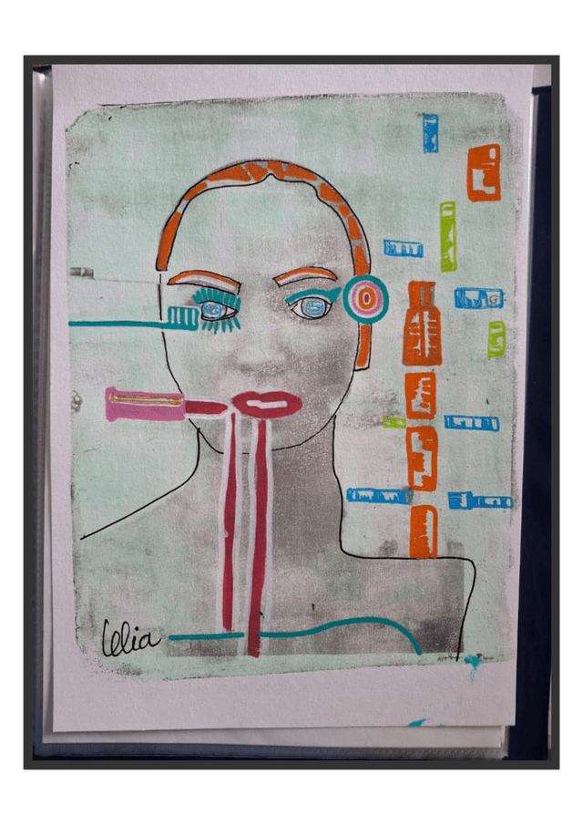 DESSIN ACRYLIQUE SUR PAPIER CANSON SUITE 2