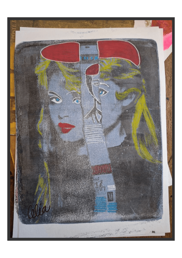 DESSIN ACRYLIQUE SUR PAPIER CANSON SUITE 3