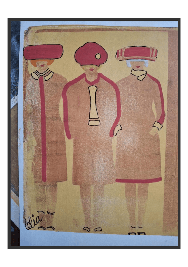 DESSIN ACRYLIQUE SUR PAPIER CANSON SUITE