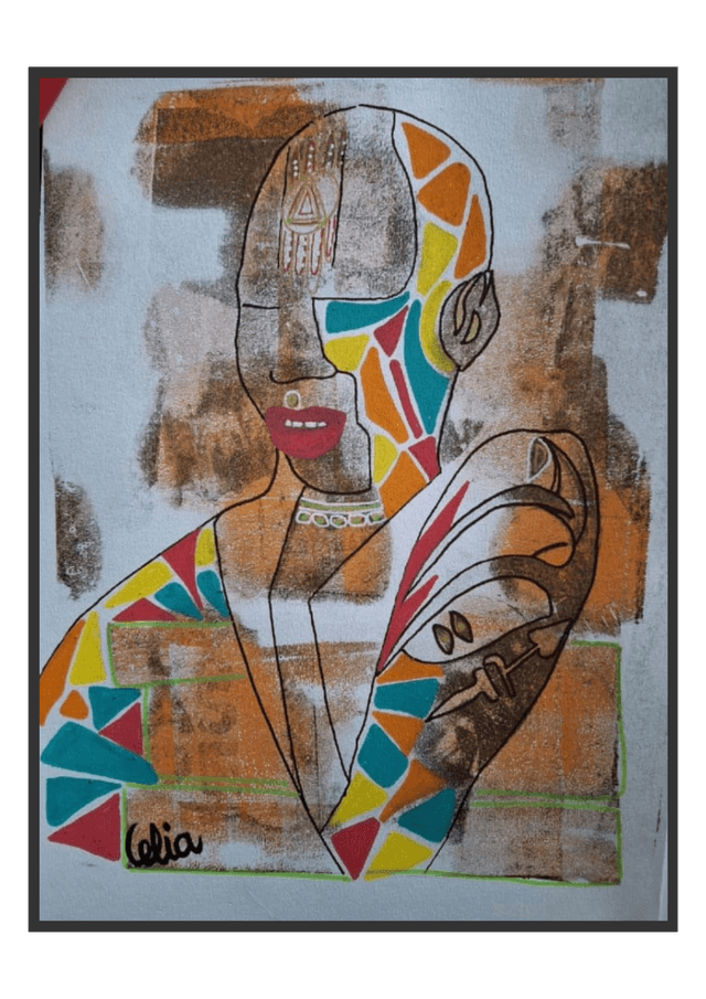 DESSIN ACRYLIQUE SUR PAPIER CANSON SUITE