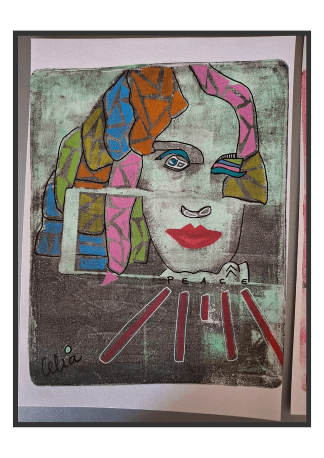 DESSIN ACRYLIQUE SUR PAPIER CANSON SUITE