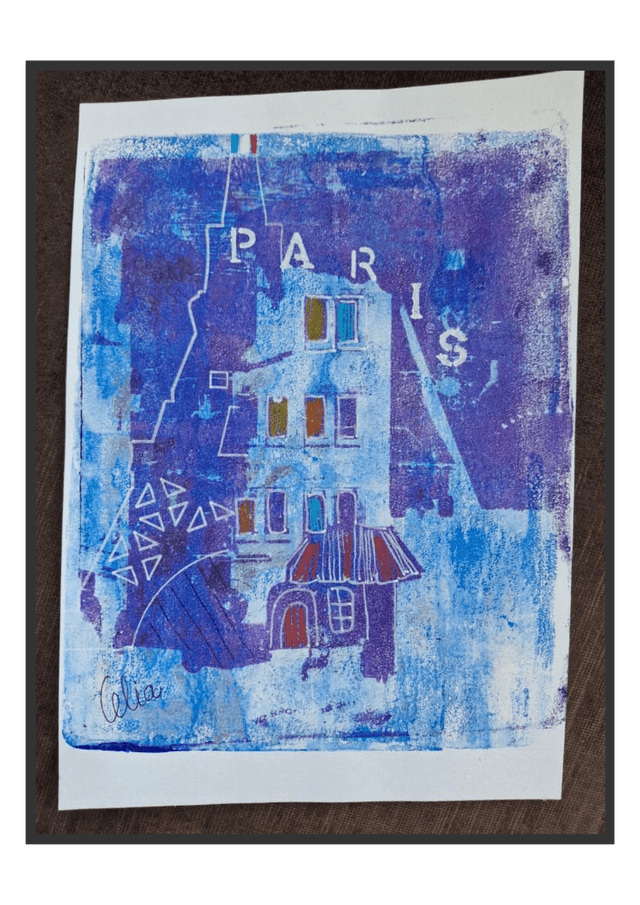 DESSIN ACRYLIQUE SUR PAPIER CANSON SUITE