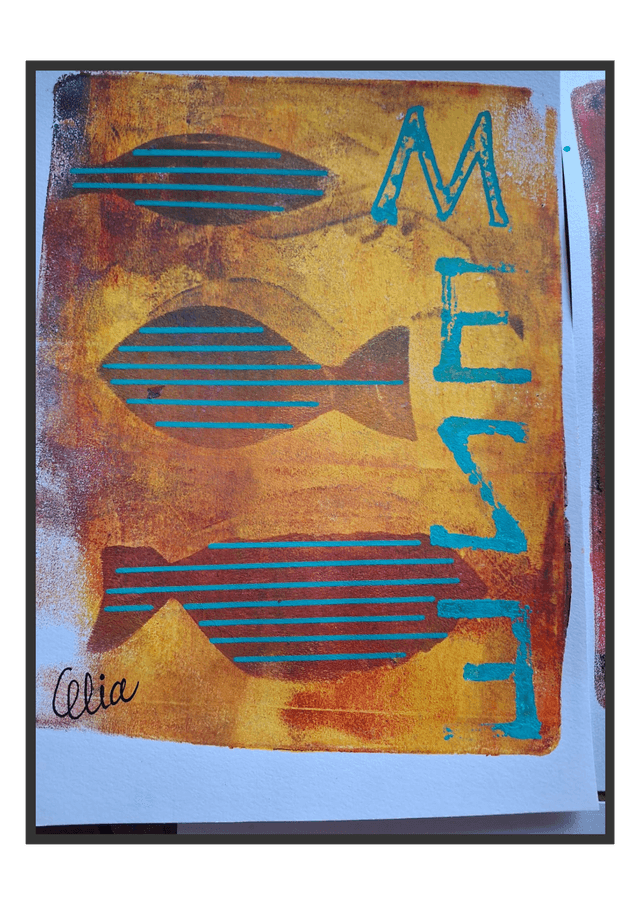 DESSIN ACRYLIQUE SUR PAPIER CANSON SUITE
